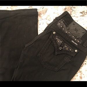 Miss Me Bootcut Black Jeans Size 29